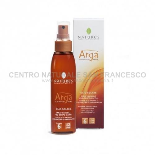 Argà olio solare spray invisibile SPF 6