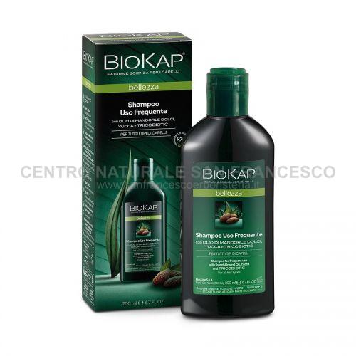 Biokap shampoo uso frequente con Tricobiotic 200 ml