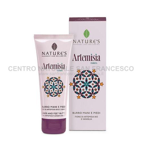 Artemisia Fiorita burro per mani e piedi