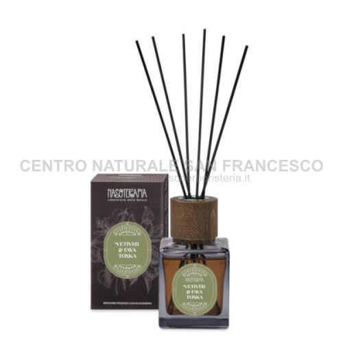 Vetiver e Fava tonka diffusore con bastoncini 200 ml