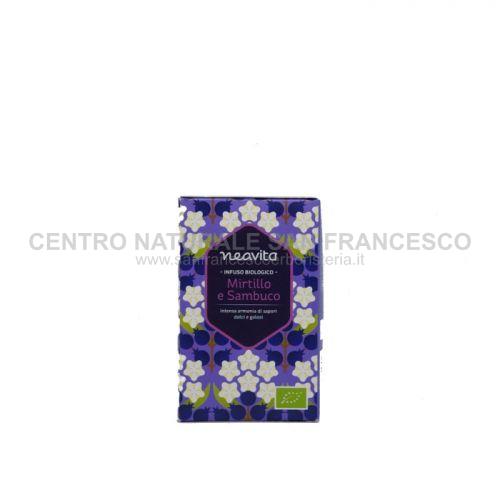 Infuso biologico mirtillo e sambuco