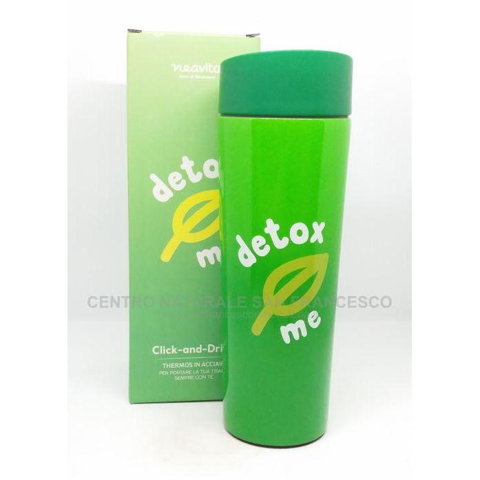 Tazza thermos in acciaio Start-Up click and drink verde