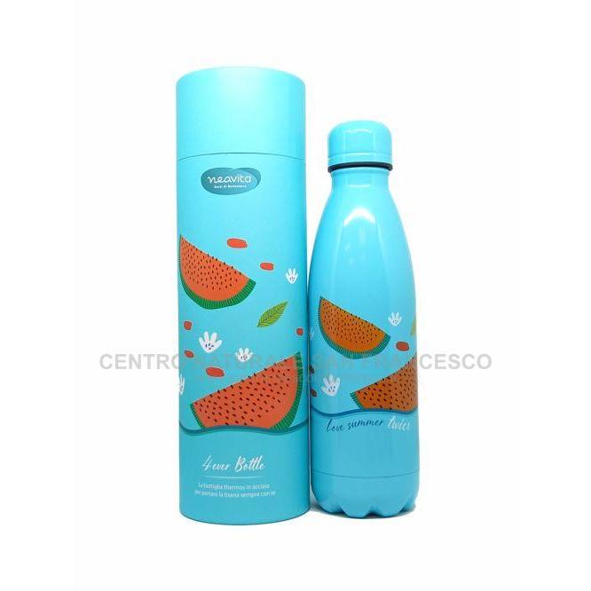 Borraccia Termica Akinda Home 500 Ml - Acciaio Inox, Design Cactus Azzurro, Mantiene Caldo E Freddo - 10