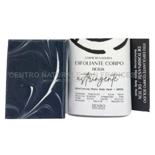 Detergente esfoliante solido per il corpo detox