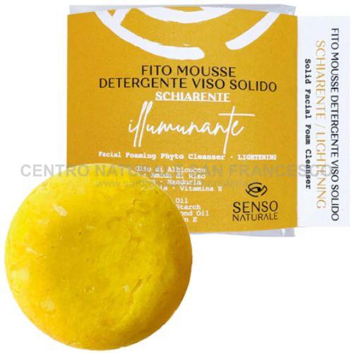 Fito mousse detergente solida per il viso schiarente