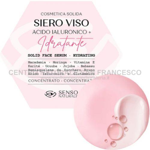 Siero viso solido idratante all’acido ialuronico