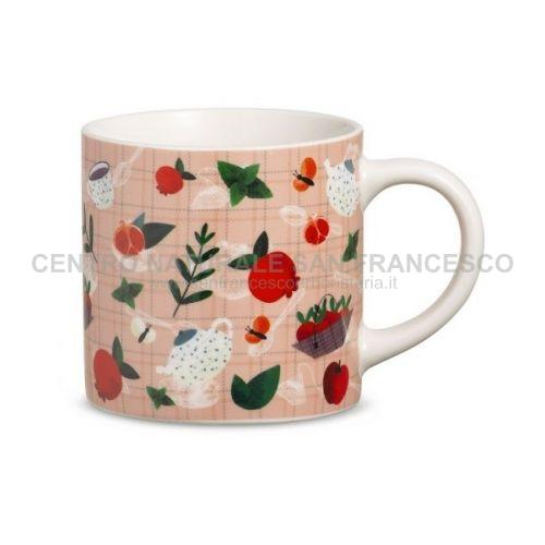 Mug Happy Fruits rosa