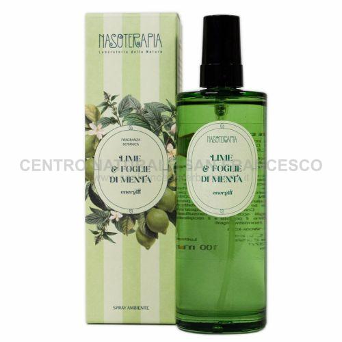 Lime e foglie di menta spray ambiente e tessuti 100 ml