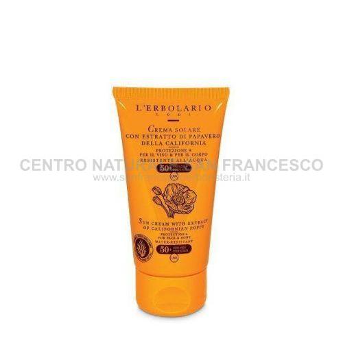 Crema solare con estratto di papavero SPF 50+ 75 ml