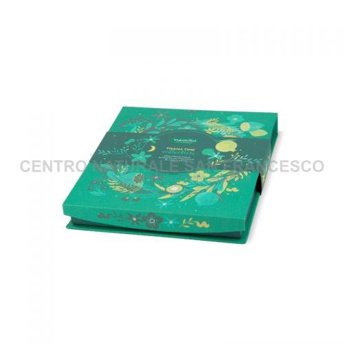 Cofanetto quadrato verde Tisana Collection 27 filtri