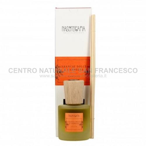 Diffusore con bastoncini Arancio e cannella 100 ml