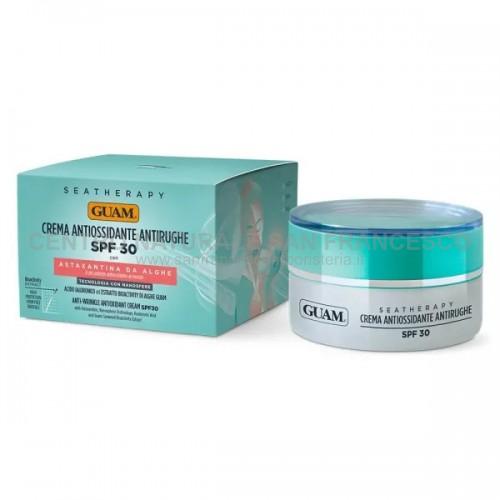 Seatherapy crema viso antiossidante antirughe SPF 30 con astaxantina da alghe