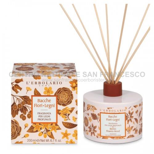 Bacche fiori legni diffusore per ambienti 200 ml