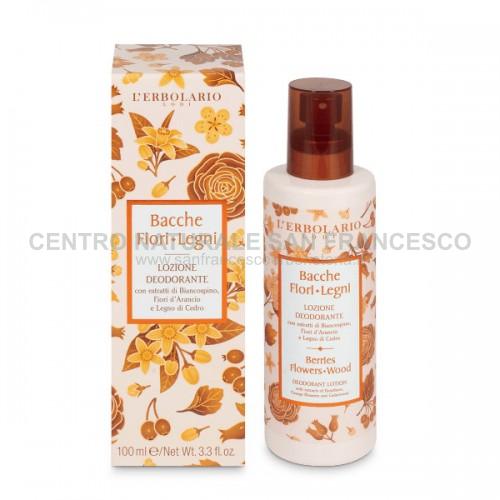 Bacche fiori legni lozione deodorante 100 ml