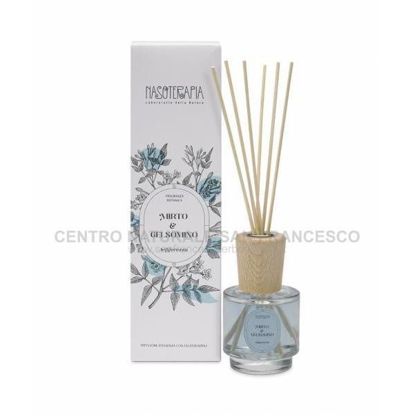 Diffusore con bastoncini Mirto e gelsomino 100 ml