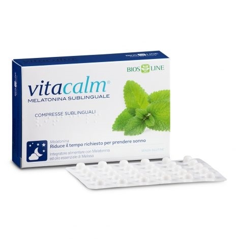 Vitacalm melatonina sublinguale 120 compresse BIOS LINE