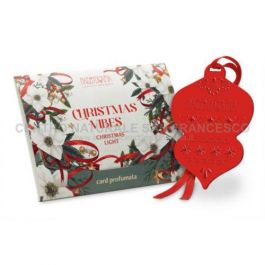 Christmas light card profumata