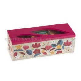 Cofanetto in legno 3 scomparti rosa