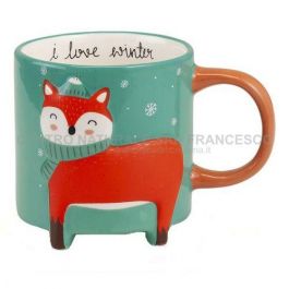 Mug Tea & Friends volpe in rilievo