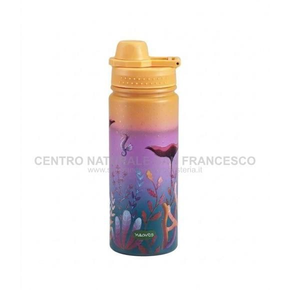 Bottiglia thermos in acciaio twice arancione 500 ml