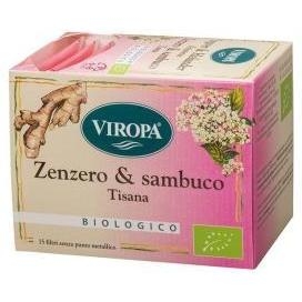 Tisana biologica zenzero e sambuco VIROPA