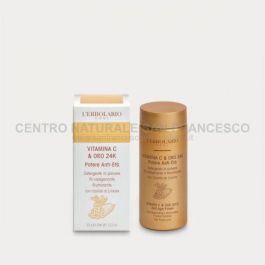 Vitamina C & oro 24k detergente in polvere