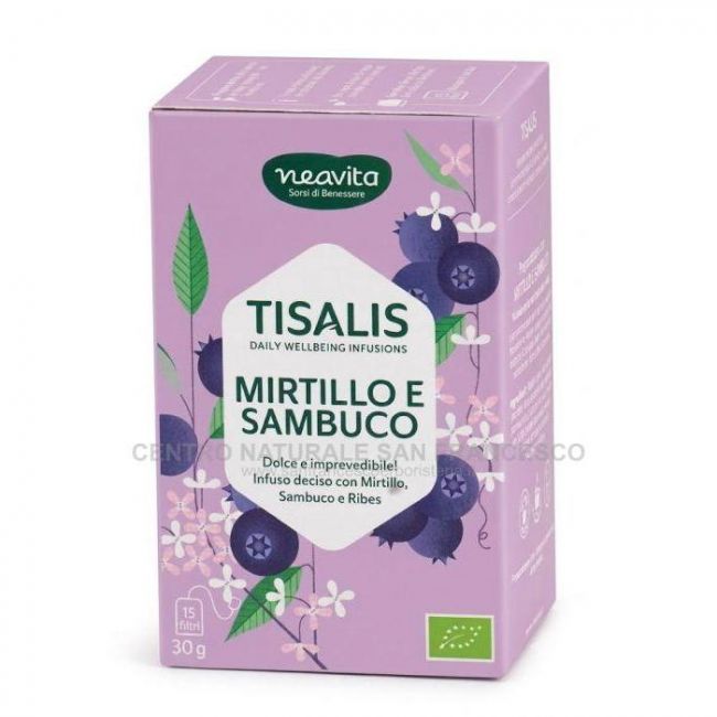 Tisalis Mirtillo e Sambuco biologica