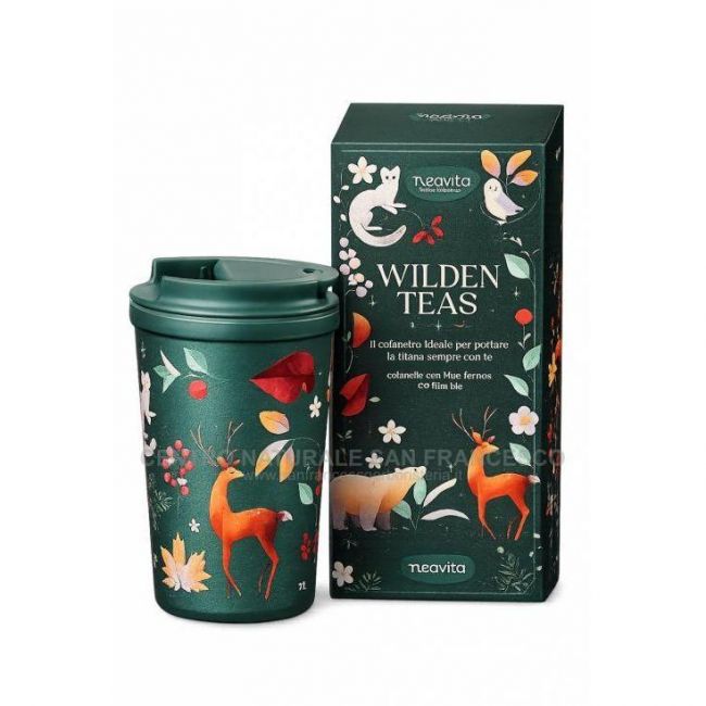 Mug thermos con 6 filtri Wilden Teas