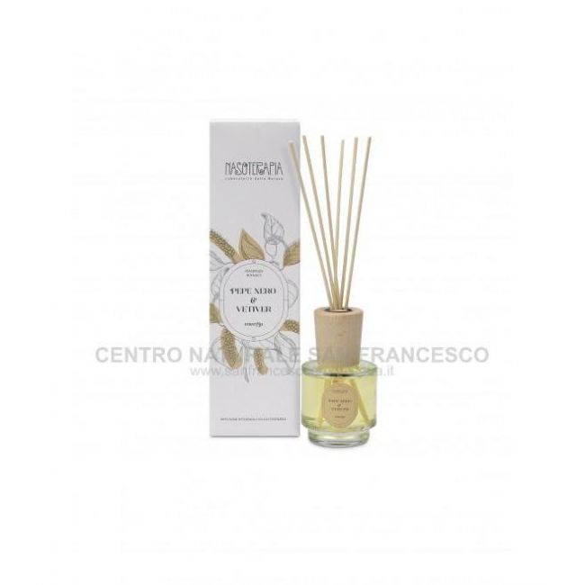 Diffusore con bastoncini Pepe nero e vetiver 100 ml