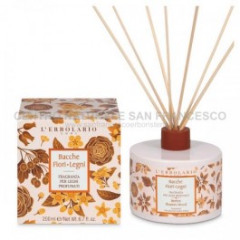 Bacche fiori legni diffusore per ambienti 200 ml
